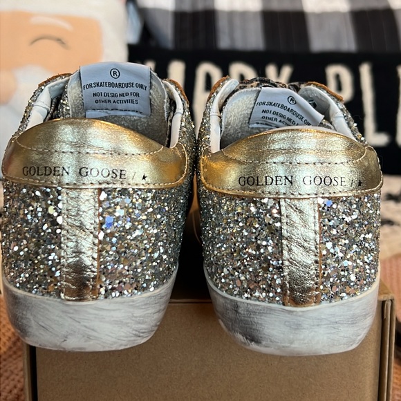 GOLDEN GOOSE Super- Star Glitter Sneakers - Picture 3 of 3